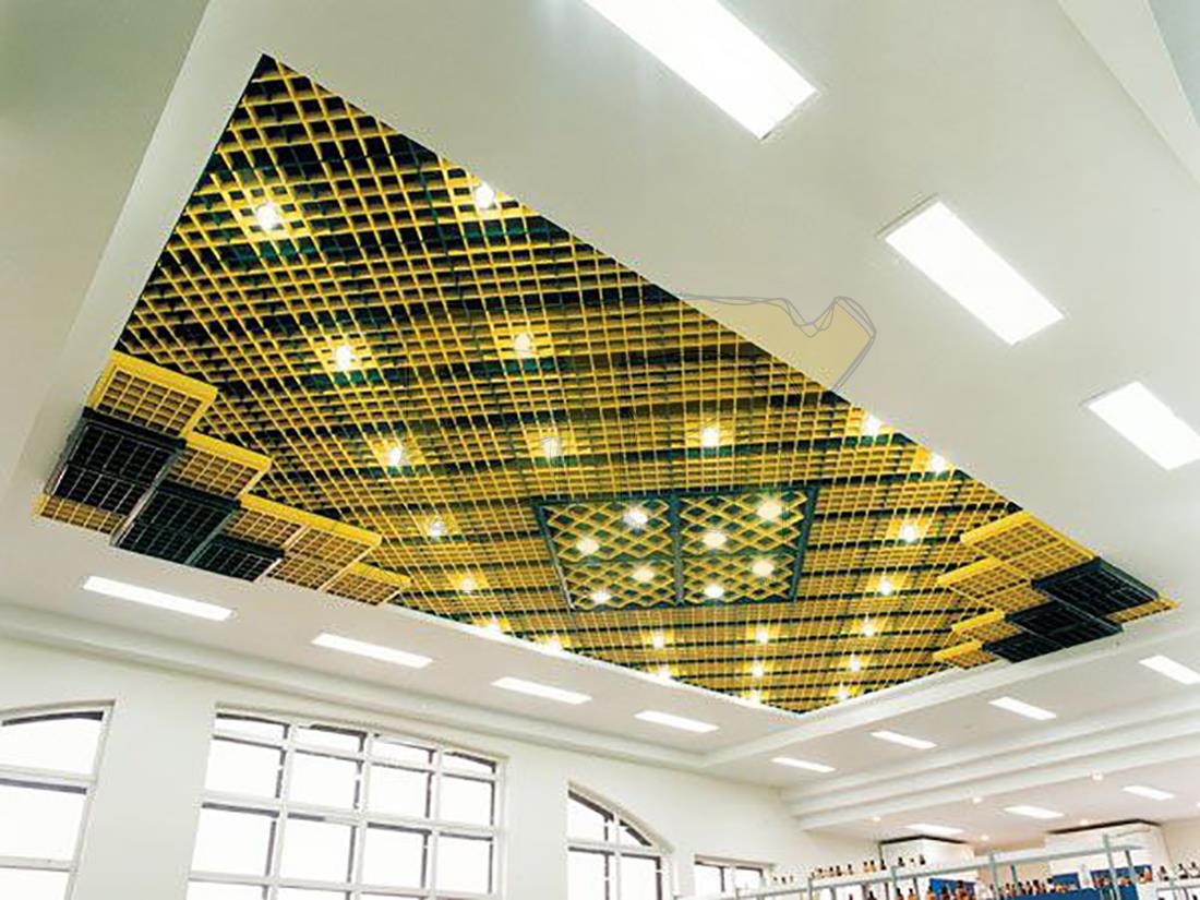 Linear wall cladding - Louver - Model L048040 - 120 pitch - Chassis system - Bottom installation