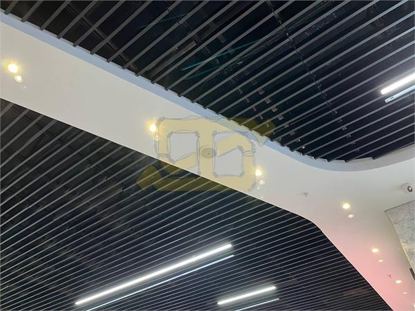 سقف کاذب گریلیوم خطی و گریلیوم سلولی نیایش مال