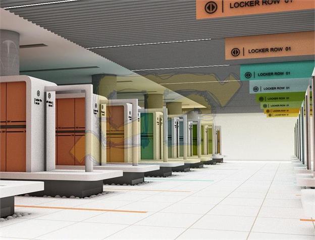 سقف کاذب لوور آلومینومی پارک آبی چیتگر تهران