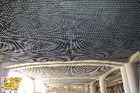 اجرای سقف گریلیوم عرصه ی میدان شهدای مشهد - شهرداری مشهد