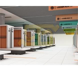 سقف کاذب لوور آلومینومی پارک آبی چیتگر تهران